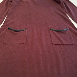 Atmosphere Maroon Pocketed Dress